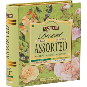 Te Basilur Verde Teabook Assorted Bouquet 32 Bolsas anukis.cl