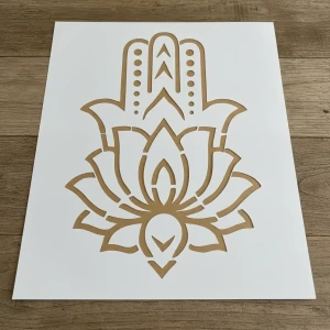 Stencil 25X30  Mano Fatima 01 anukis.cl