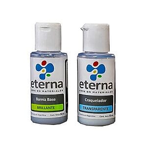 Craquelador incoloro kit 50 ml Eterna anukis.cl