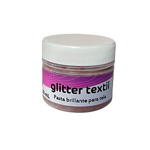 Pasta Glitter Textil 50 ml Cobre anukis.cl