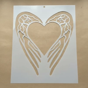 Stencil 25X30  Corazon CO01 anukis.cl