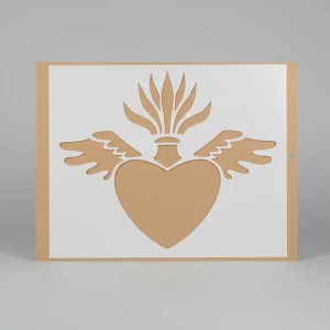 Stencil 25X30  Corazon CO02 anukis.cl