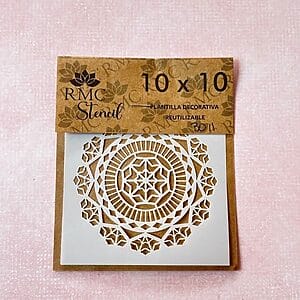 Stencil 10×10 Surtido 3011 Mandala anukis.cl