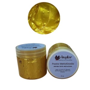 Pasta Textil Metalica Oro Light 60 Grs anukis.cl