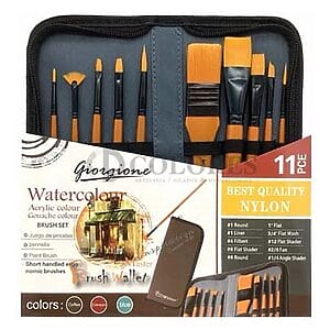 Estuche Pinceles 11 Pcs Giorgione anukis.cl