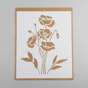 Stencil 25X30  ANK04 – Floral anukis.cl