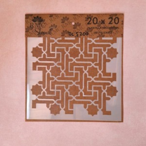 Stencil 20X20  Deco DC5202 anukis.cl