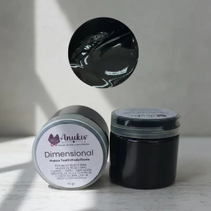 Pintura Dimensional 3D Negra anukis.cl