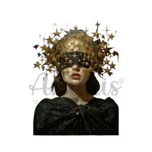 Lamina DTF Textil DTF99 – Mujer estrellas (24×32 cm) anukis.cl