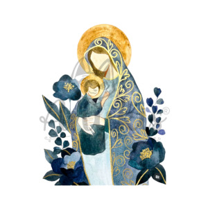 Lamina DTF Textil DTF124 – Virgen (19×25 cm) anukis.cl