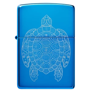 Encendedor Zippo Zen Turtle Design Azul ZP46177 anukis.cl