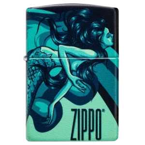 Encendedor Zippo Mermaid Zippo Design Turquesa ZP48605 anukis.cl