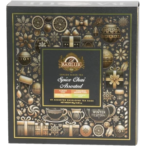 Te Basilur Negro Spice Chai Assorted Caja 40 Bolsas anukis.cl