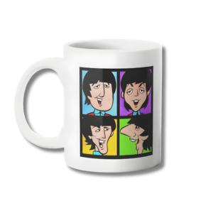 The Beatles Cartoon Edition Colors Tazon 325ml anukis.cl